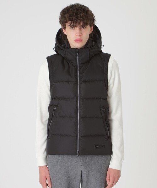 BLACK LABEL CRESTBRIDGE(ブラックレーベル・クレストブリッジ)の「ファブリックコンビダウンベスト(ブルゾン・メンズ・ブラック・M/XL/L)」の3枚目の写真