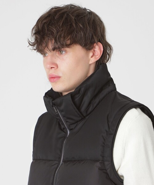 BLACK LABEL CRESTBRIDGE(ブラックレーベル・クレストブリッジ)の「ファブリックコンビダウンベスト(ブルゾン・メンズ・ブラック・M/XL/L)」の6枚目の写真