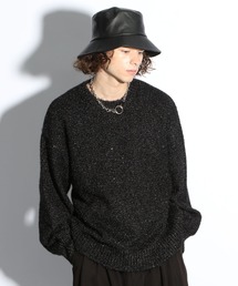 HARE | シャギーラメニットプルオーバー(HARE)(ニット/セーター)