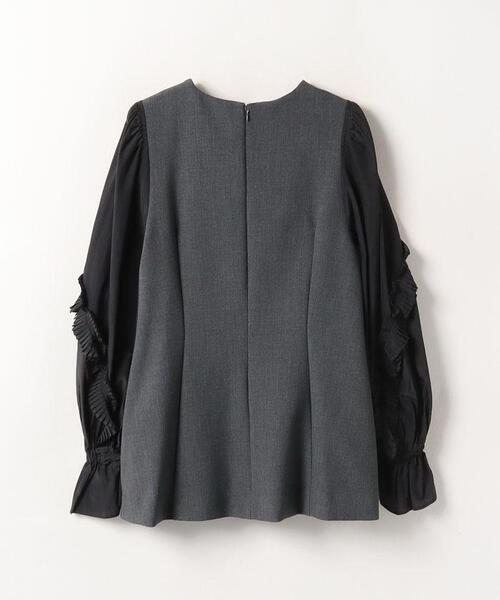 LANVIN en Bleu（ランバンオンブルー）の「プリーツコンビダブルクロス 