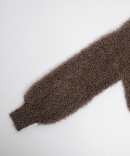 AMELY（エミリー）の「シャギーニット（ニット/セーター・レディース・ライトグレー系2/カーキ系2/イエロー系その他/アイボリー系1/ブラック系その他2/ライトグレー系/イエロー系その他2/ブラウン系その他2/アイボリー系2/ブラック系その他/ブルー系その他2/カーキ系/ブラウン系その他/ブルー系その他・フリー）」の21枚目の写真