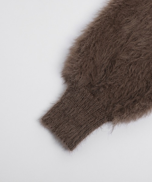 AMELY（エミリー）の「シャギーニット（ニット/セーター・レディース・ライトグレー系2/カーキ系2/イエロー系その他/アイボリー系1/ブラック系その他2/ライトグレー系/イエロー系その他2/ブラウン系その他2/アイボリー系2/ブラック系その他/ブルー系その他2/カーキ系/ブラウン系その他/ブルー系その他・フリー）」の20枚目の写真