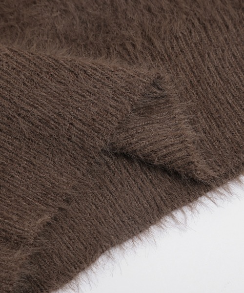 AMELY（エミリー）の「シャギーニット（ニット/セーター・レディース・ライトグレー系2/カーキ系2/イエロー系その他/アイボリー系1/ブラック系その他2/ライトグレー系/イエロー系その他2/ブラウン系その他2/アイボリー系2/ブラック系その他/ブルー系その他2/カーキ系/ブラウン系その他/ブルー系その他・フリー）」の18枚目の写真