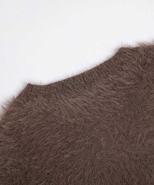 AMELY（エミリー）の「シャギーニット（ニット/セーター・レディース・ライトグレー系2/カーキ系2/イエロー系その他/アイボリー系1/ブラック系その他2/ライトグレー系/イエロー系その他2/ブラウン系その他2/アイボリー系2/ブラック系その他/ブルー系その他2/カーキ系/ブラウン系その他/ブルー系その他・フリー）」の17枚目の写真