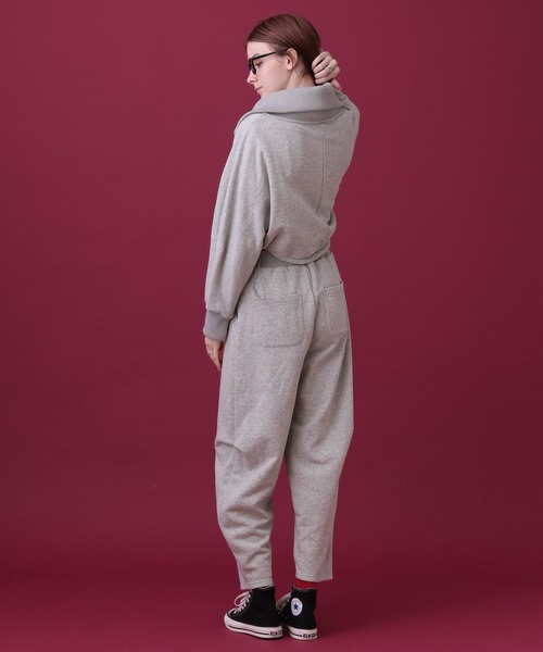 saloon（サルーン）の「SALOON(サルーン)/コクーンスウェットパンツ（スウェットパンツ・レディース・ライトグレー/ブラック/カーキ/アイボリー・FREE）」の17枚目の写真