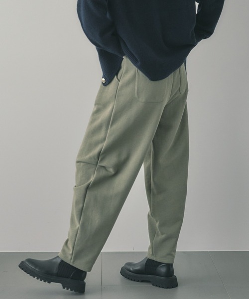 saloon（サルーン）の「SALOON(サルーン)/コクーンスウェットパンツ（スウェットパンツ・レディース・ライトグレー/ブラック/カーキ/アイボリー・FREE）」の5枚目の写真