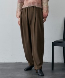 Libra Cue | ルーズシルエットタックスラックスパンツ(スラックス)