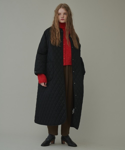 Libra Cue（リブラ キュー）の「ルーズシルエットタックスラックスパンツ（スラックス・レディース・カーキ/ブラック・FREE）」の19枚目の写真