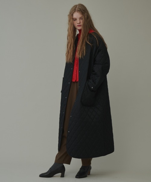 Libra Cue（リブラ キュー）の「ルーズシルエットタックスラックスパンツ（スラックス・レディース・カーキ/ブラック・FREE）」の20枚目の写真