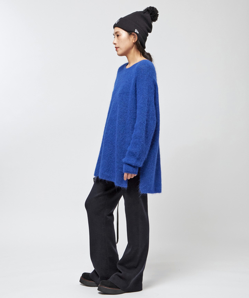 AP STUDIO（エーピーストゥディオ）の「スムージーニットパンツ（その他パンツ・レディース・ネイビー/ウッド/グレー・36/38）」の7枚目の写真