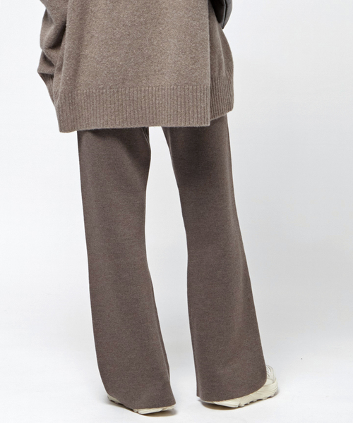 AP STUDIO（エーピーストゥディオ）の「スムージーニットパンツ（その他パンツ・レディース・ネイビー/ウッド/グレー・36/38）」の11枚目の写真