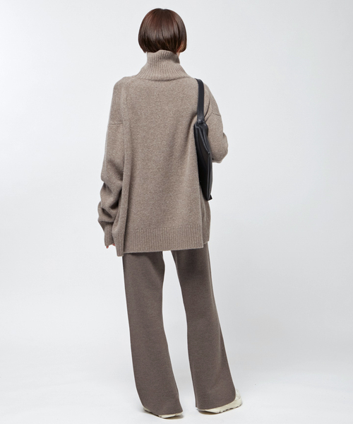 AP STUDIO スムージーニットパンツ グレー　36 AP STUDIO パンツ スムージーニットパンツ : ZOZOTOWN Yahoo!店 - 通販