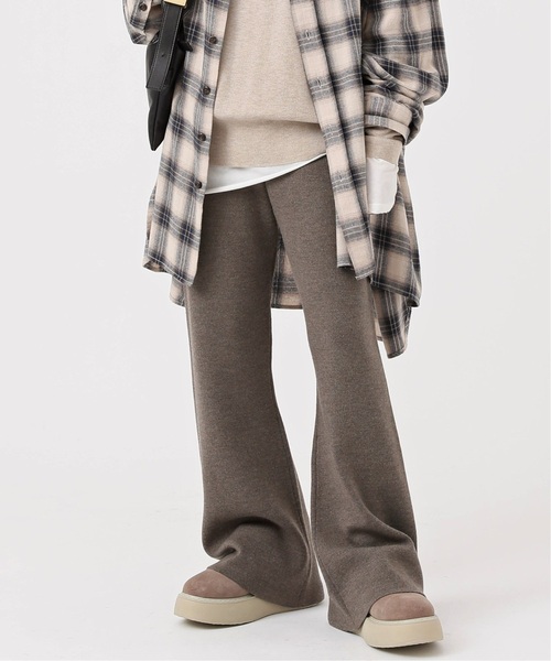 AP STUDIO（エーピーストゥディオ）の「スムージーニットパンツ（その他パンツ・レディース・ネイビー/ウッド/グレー・36/38）」の22枚目の写真