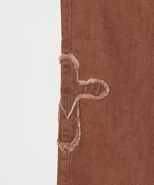 ROOPTOKYO(ループトウキョウ)の「REMAKE PATCHWORK DENIM/リメイクパッチワークデニム ヴィンテージ(デニムパンツ・メンズ・ブラウン・XL/XXL)」の8枚目の写真