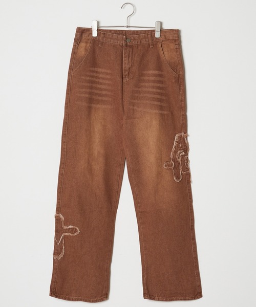 ROOPTOKYO(ループトウキョウ)の「REMAKE PATCHWORK DENIM/リメイクパッチワークデニム ヴィンテージ(デニムパンツ・メンズ・ブラウン・XL/XXL)」の11枚目の写真