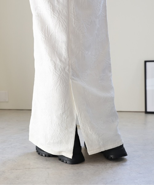 ULEULA（ウルア）の「ジャガードロングワンピース（ワンピース・レディース・アイボリー/ブラック・FREE）」の18枚目の写真