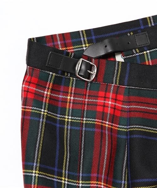 Ray BEAMS（レイビームス）の「O'NEIL OF DUBLIN / ロング チェック キルト スカート（スカート・レディース・レッド・10/8）」の4枚目の写真