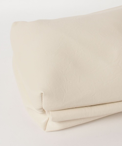 Libra Cue（リブラ キュー）の「ワンハンドルボックストート（トートバッグ・レディース・ブラック/アイボリー/ブラウン・FREE）」の7枚目の写真