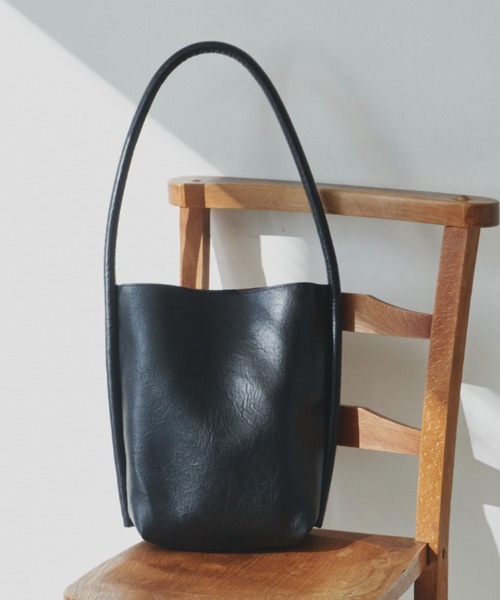 Libra Cue（リブラ キュー）の「ワンハンドルボックストート（トートバッグ・レディース・ブラック/アイボリー/ブラウン・FREE）」の13枚目の写真