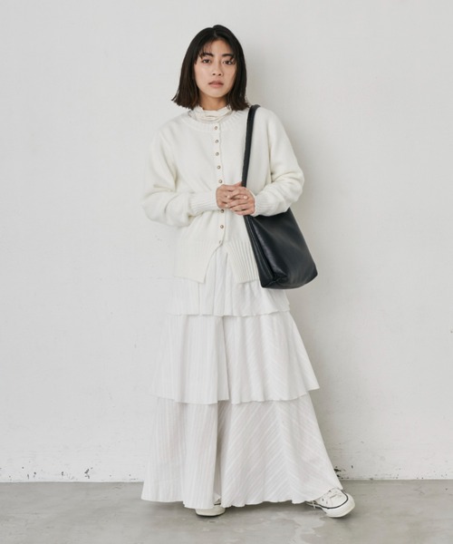 Libra Cue（リブラ キュー）の「ワンハンドルボックストート（トートバッグ・レディース・ブラック/アイボリー/ブラウン・FREE）」の22枚目の写真