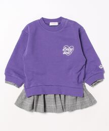 BABYDOLL（ベビードール）の「フリル袖ドッキング ワンピース 8954K（ワンピース・キッズ）」