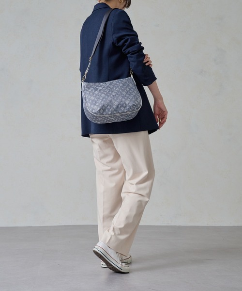 ★極美品★russet【Denim jacquard】2wayミニトートバッグ 中古・古着通販】russet (ラシット) Denim jacquard 2wayミニトート