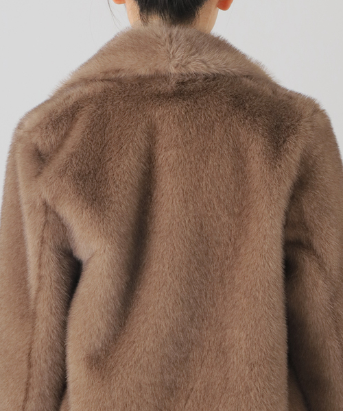 セール】フェイクファーショートコート（その他アウター）｜Spick