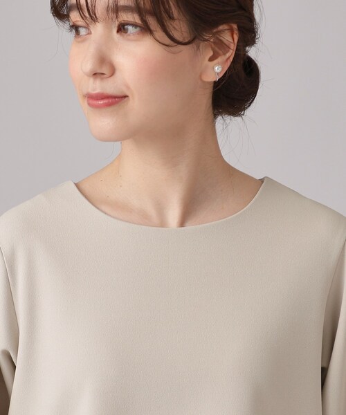 SHOO・LA・RUE(シューラルー)の「◆【通勤/デイリー/セットアップ可】カットジョーゼット お袖タック トップス(シャツ/ブラウス・レディース・ベージュ系その他7/ブラック系3・02/03/04)」の17枚目の写真