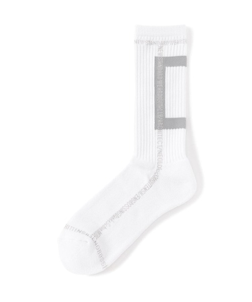 DANKE SCHON（ダンケシェーン）の「DankeSchon/ダンケシェーン/LINE SOCKS（ソックス/靴下・メンズ・ホワイト/ブラック・F）」の3枚目の写真