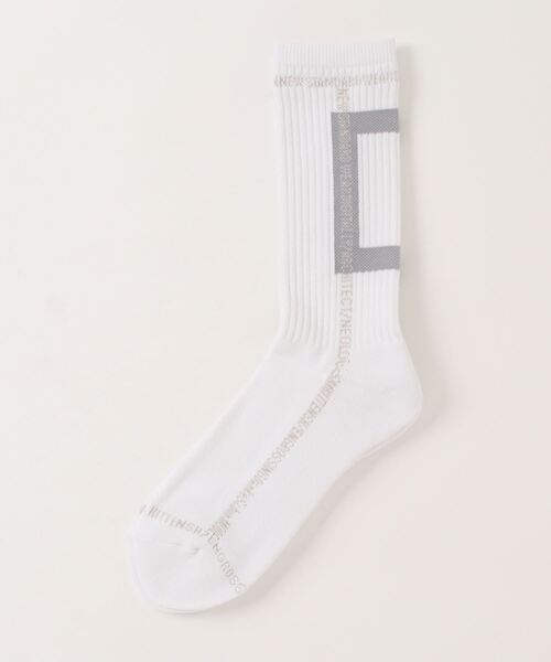 DANKE SCHON（ダンケシェーン）の「DankeSchon/ダンケシェーン/LINE SOCKS（ソックス/靴下・メンズ・ホワイト/ブラック・F）」の12枚目の写真