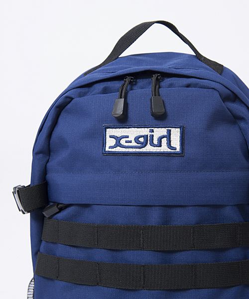 X-girl(エックスガール)の「ADVENTURE BACKPACK(バックパック/リュック・レディース・ブラック/レッド/ネイビー・ONE SIZE)」の10枚目の写真