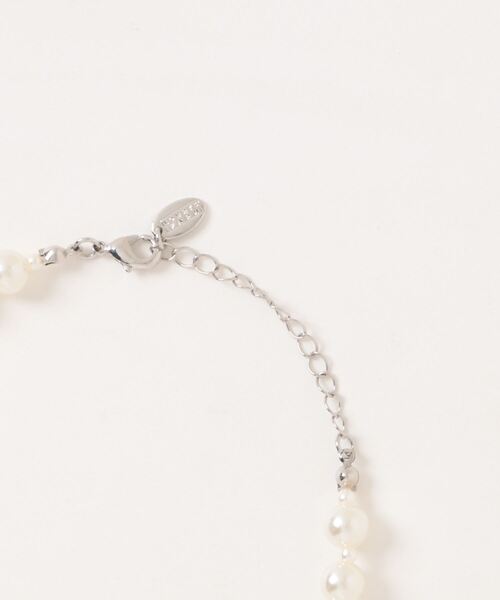 LOWRYS FARM（ローリーズファーム）の「パールアミハートネックレス　102435（ネックレス・レディース・アイボリー/その他・FREE）」の3枚目の写真