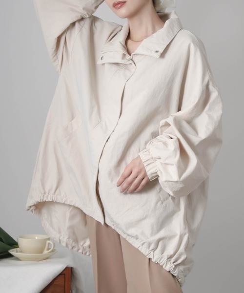 スタンドカラーモンスターコート（マウンテンパーカー）｜Social GIRL（ソーシャルガール）