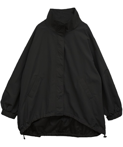 Social GIRL（ソーシャルガール）の「スタンドカラー モンスターパーカー モンスターコート（マウンテンパーカー・レディース・アイボリー/グレイッシュベージュ/カーキ/ブラック・M/L）」の5枚目の写真