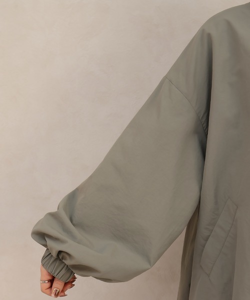 Social GIRL（ソーシャルガール）の「スタンドカラー モンスターパーカー モンスターコート（マウンテンパーカー・レディース・アイボリー/グレイッシュベージュ/カーキ/ブラック・M/L）」の17枚目の写真