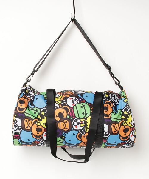 A BATHING APE（アベイシングエイプ）の「ALL FRIENDS DOFFLE BAG（ボストンバッグ・メンズ・マルチ・FREE）」の6枚目の写真