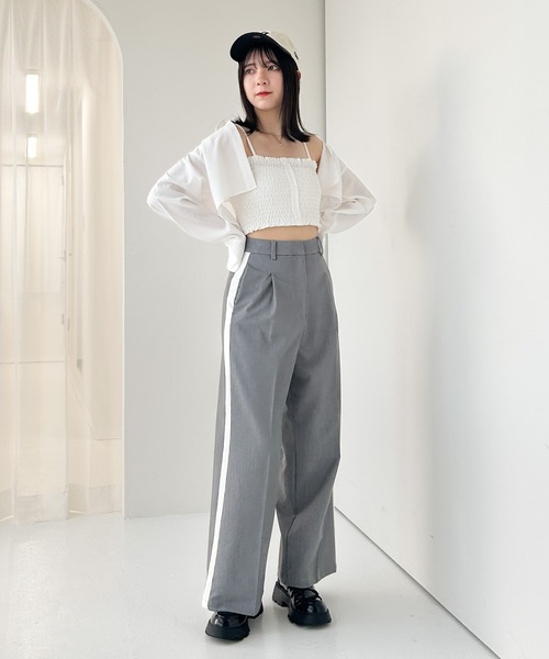 Heather(ヘザー)の「サイドラインスラックスパンツ 106721(スラックス・レディース・ブラック/グレー・S/M)」の19枚目の写真