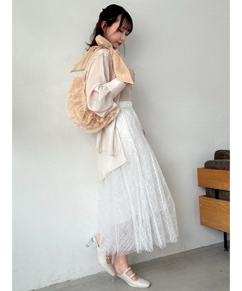 8979. KILIG パッチワーク チュール ビスチェ 総柄 日本製 8979. KILIG パッチワーク チュール ビスチェ 総柄 日本製 8979. KILIG