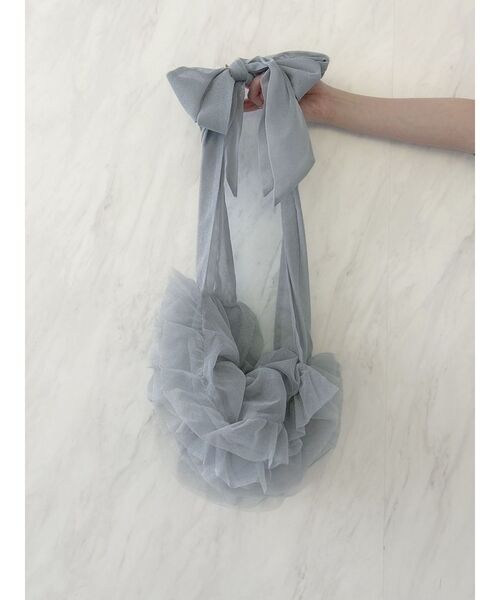 dazzlin（ダズリン）の「チュールフリルマルチwayビスチェバッグ（ベスト・レディース・グレー/ブルー/オレンジ/パープル/その他1/ピンク/グリーン・FREE）」の22枚目の写真