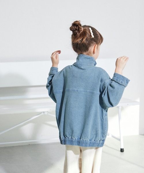 花*子様 R by 45rpm インディゴカラー ジャケット スタンドカラー pairmanon（ペアマノン）の「スタンドカラー ジャケット（デニム