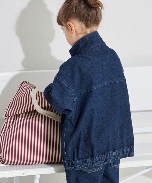 pairmanon（ペアマノン）の「スタンドカラー ジャケット（デニム