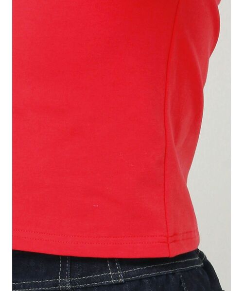 MERCURYDUO（マーキュリーデュオ）の「エンブロイダリーワンポイントロゴTシャツ（Tシャツ/カットソー・レディース・ブラック/レッド/オフホワイト・FREE）」の17枚目の写真