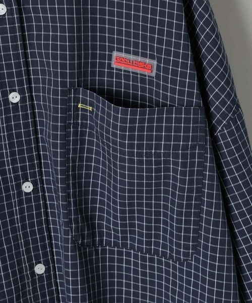 JEANASIS（ジーナシス）の「【25quee】ストリートアソートチェックBIGシャツ/109465（シャツ/ブラウス・レディース・ブルー/ピンク/ネイビー/ブルーグリーン/ブラウン/ライトピンク/ライラック/ライトブルー/ホワイト系その他・FREE）」の16枚目の写真