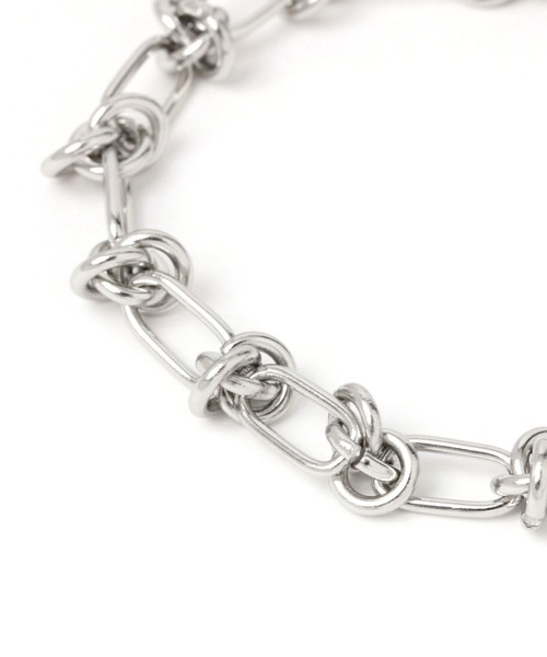 BAYFLOW（ベイフロー）の「ステンレススビチェーンブレスレット（ブレスレット・レディース・ライトグレー・FREE）」の2枚目の写真