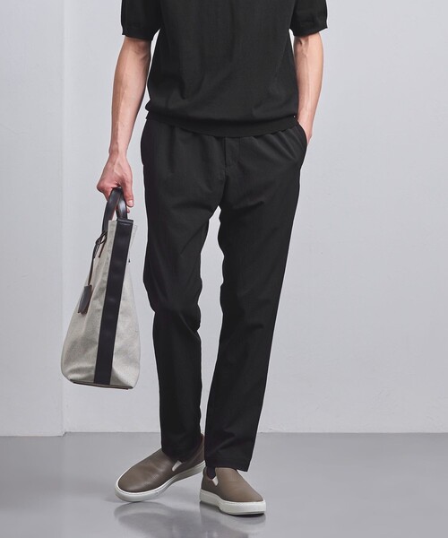 UNITED ARROWS（ユナイテッドアローズ）の「ドビー オールギャザー イージーパンツ COZY -ウォッシャブル・撥水・ストレッチ-（その他パンツ・メンズ・ブラック/ネイビー/モカ・S/M/L/XL）」の6枚目の写真