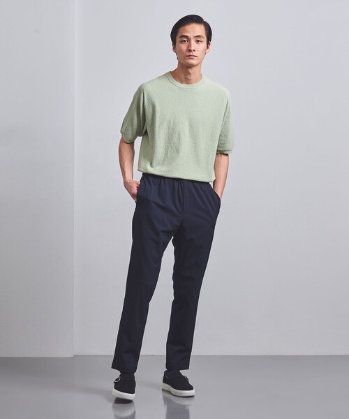 UNITED ARROWS（ユナイテッドアローズ）の「ドビー オールギャザー イージーパンツ COZY -ウォッシャブル・撥水・ストレッチ-（その他パンツ・メンズ・ブラック/ネイビー/モカ・S/M/L/XL）」の9枚目の写真