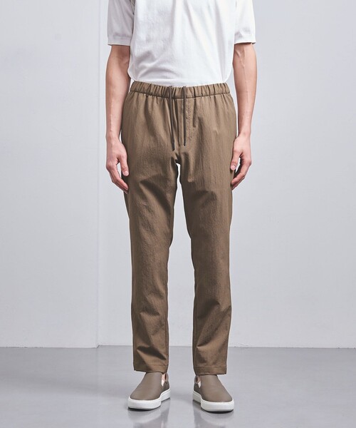 UNITED ARROWS（ユナイテッドアローズ）の「ドビー オールギャザー イージーパンツ COZY -ウォッシャブル・撥水・ストレッチ-（その他パンツ・メンズ・ブラック/ネイビー/モカ・S/M/L/XL）」の10枚目の写真