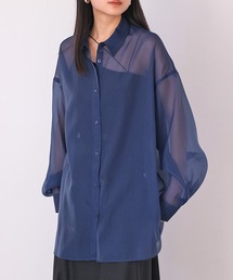 AKTE（アクテ）の「シースルーロングブラウス（シャツ/ブラウス）」 - WEAR