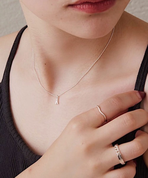 CIAOPANIC（チャオパニック）の「イニシャルネックレス（ネックレス・レディース・K/M/N/R/Y/A/H/S/T・FREE）」の11枚目の写真