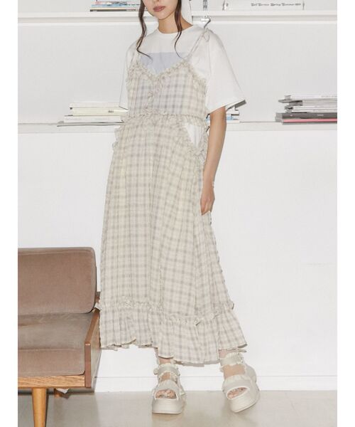 merry jenny（メリージェニー）の「【ZOZOTOWN限定】フリルメッシュスニーカーサンダル（サンダル・レディース・ブラック/ピンク/アイボリー・MEDIUM/LARGE）」の16枚目の写真